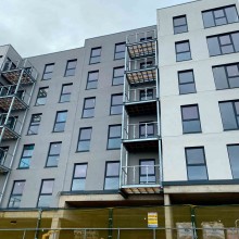 New development of 105 apartments in luton currently under construction