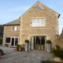 New House Woodnewton rear elevation